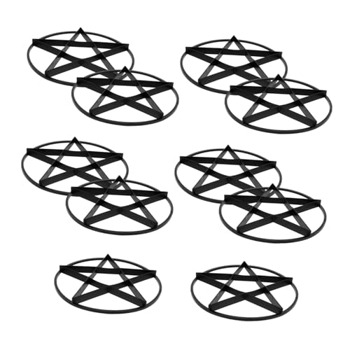 YARNOW 10 Stück Basis Blumentopferhöhung Pflanzständer Für Pflanzen Im Freien Groß Anlage Riser Untersetzer Für Blumentöpfe Pflanzentopfsaucer Kreisförmig Atmungsaktiv Schwarz Pp YARNOW 10 Stück Basis Blumentopferhöhung Pflanzständer Für Pflanzen Im Freien Groß Anlage Riser Untersetzer Für Blumentöpfe Pflanzentopfsaucer Kreisförmig Atmungsaktiv Schwarz Pp von YARNOW