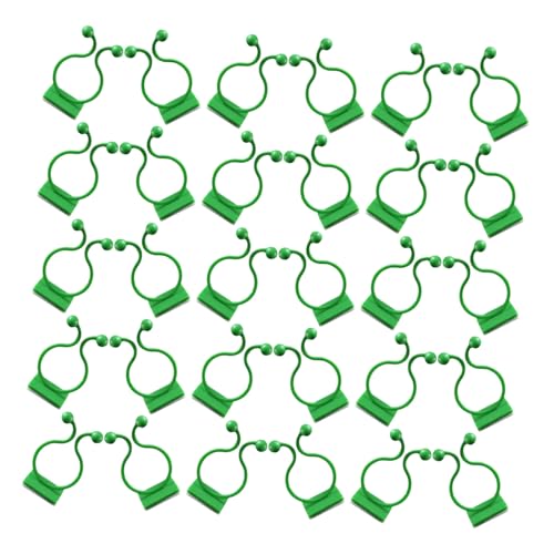 YARNOW 100 Stück Pflanzenclips für Kletterpflanzen Selbstklebende Rankhilfe aus Strapazierfähigem Abs Flexibler Pflanzensupport für Indoor Outdoor Unsichtbare Befestigung für Reben und von YARNOW