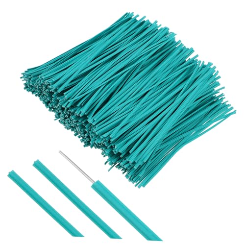 YARNOW 1000 Stück Flexible Verzinkte Twist Ties Grün Pvc beschichtet Vielseitige Pflanzenbinder Kabelbinder für Garten Pflanzenstiele Aststütze Kabelorganisation YARNOW 1000 Stück Flexible Verzinkte Twist Ties Grün Pvc beschichtet Vielseitige Pflanzenbinder Kabelbinder für Garten Pflanzenstiele Aststütze Kabelorganisation von YARNOW