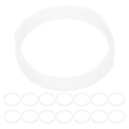 YARNOW 15 Stück DIY Haustierkäfig-Tunnelringe, Ersatz-Mausrohrringe, Verbindungsstücke, Kleintiertunnel-Verlängerungszubehör, Weiß von YARNOW