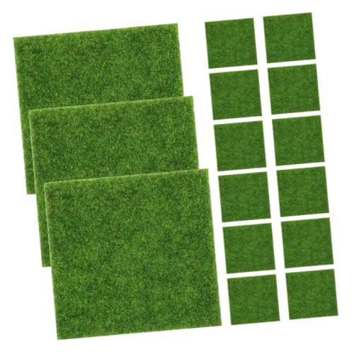 YARNOW 15 Stück Teiliges Künstliches Moos für Miniaturgarten Modellbau Wetterfester Outdoor Rasenteppich Dekorative Grasmatte für DIY Bastelprojekte YARNOW 15 Stück Teiliges Künstliches Moos für Miniaturgarten Modellbau Wetterfester Outdoor Rasenteppich Dekorative Grasmatte für DIY Bastelprojekte von YARNOW