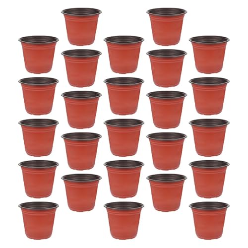 YARNOW 150stücke Pflanztöpfe Kunststoff Anzuchttöpfe Mit Ablauflöchern Für Sukkulenten Und Pflanzen Für Garten Und Wohnraum Praktische Blumentöpfe Für Setzlinge Und Pflanzenpflege von YARNOW