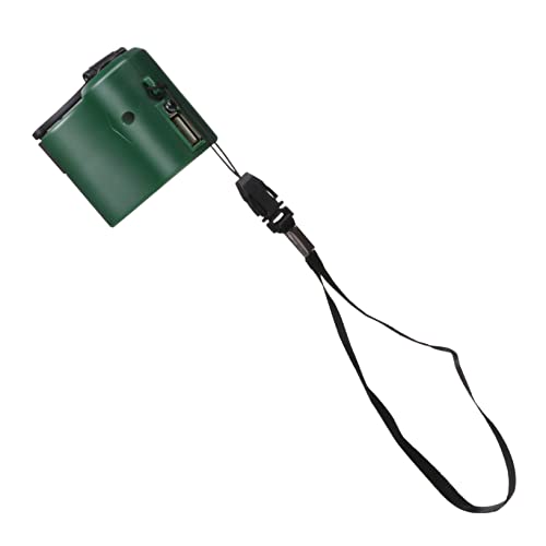YARNOW Handkurbelgenerator Tragbare Stromquelle Für Outdoor Aktivitäten Usb Ladegerät Für Smartphone Und Geräte Manuell Betrieben Langlebig Aus Kunststoff Für Camping Und Reisen von YARNOW