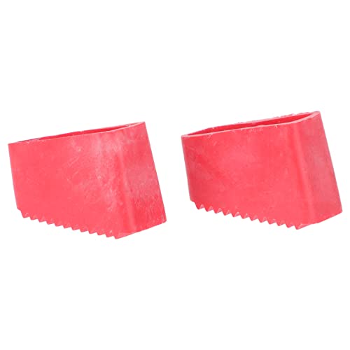 YARNOW 2 STÜCKE Leiter Füße Ersetzungen Rutschfeste Leiterfüße Gummi Pads Verlängerungsleiter Füße Kissenbezug Rot 5 * 2Cm von YARNOW