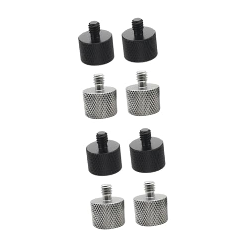 YARNOW 2 Sätze Mikrofonständer Adapter Teilig Stativschraube Kompatibel Mit Mikrofonen Und Halterungen Stabil Und Langlebig 4 Stück * 2 YARNOW 2 Sätze Mikrofonständer Adapter Teilig Stativschraube Kompatibel Mit Mikrofonen Und Halterungen Stabil Und Langlebig 4 Stück * 2 von YARNOW