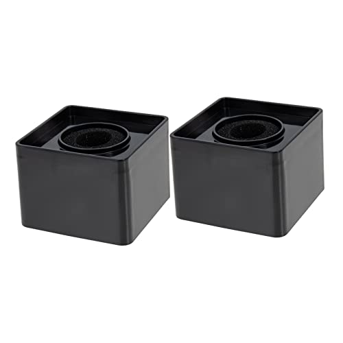YARNOW 2 Stück Abs Mikrofon Logo Station Cube Stoßfest und Stabil für Interviews und Präsentationen Anpassbare Oberfläche für Professionelles Zubehör für Mikrofonanwendungen von YARNOW