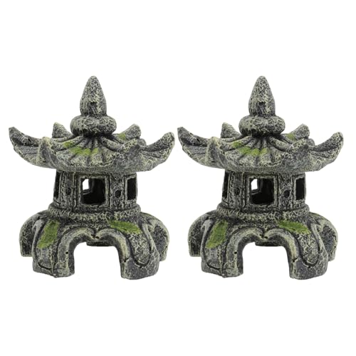 YARNOW 2 Stück Asiatische Resin Aquarium Laterne Sechseckige Laterne als Garnelen Fischversteck Kompakte Zucht Rückzugsstelle Zen-Garten Dekoration für Aquarien und Bonsai Landschaft YARNOW 2 Stück Asiatische Resin Aquarium Laterne Sechseckige Laterne als Garnelen Fischversteck Kompakte Zucht Rückzugsstelle Zen-Garten Dekoration für Aquarien und Bonsai Landschaft von YARNOW
