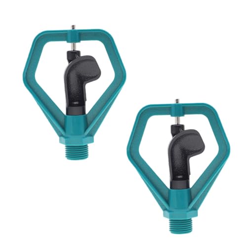 YARNOW 2 Stück Drehbarer Automatischer Gartensprenger Langlebiger Kunststoff Bewässerungssprinkler für Rasenfläche Terrasse Gewächshaus Fein Zerstäubend Multifunktional Grün YARNOW 2 Stück Drehbarer Automatischer Gartensprenger Langlebiger Kunststoff Bewässerungssprinkler für Rasenfläche Terrasse Gewächshaus Fein Zerstäubend Multifunktional Grün von YARNOW