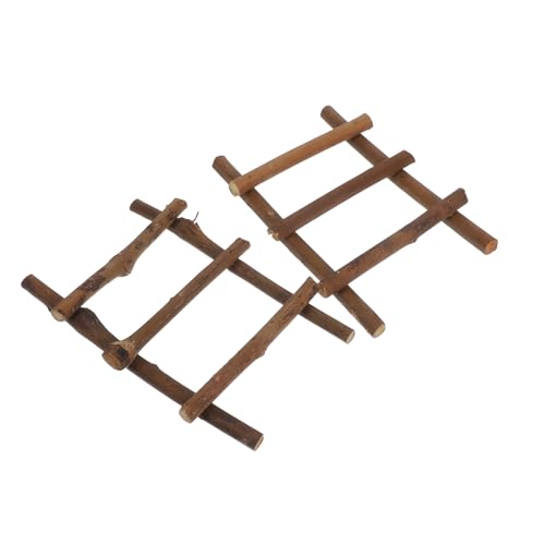 YARNOW 2 Stück Mikro Landschaftsleiter Mini Leiter Puppenhaus Miniaturleiter Für Puppenhaus Miniaturleiter Modell Mini Leiter Requisite Miniaturleiter Für Feengarten Kaffee Rattan YARNOW 2 Stück Mikro Landschaftsleiter Mini Leiter Puppenhaus Miniaturleiter Für Puppenhaus Miniaturleiter Modell Mini Leiter Requisite Miniaturleiter Für Feengarten Kaffee Rattan von YARNOW