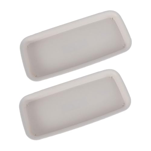 YARNOW 2 Stück Rechteckige Pflanzenteller Robustem Kunststoff Universelle Wasserschale für Blumentöpfe für Innen und Außenbereich Schützt vor Wasserüberschuss und Feuchtigkeitsschäden von YARNOW