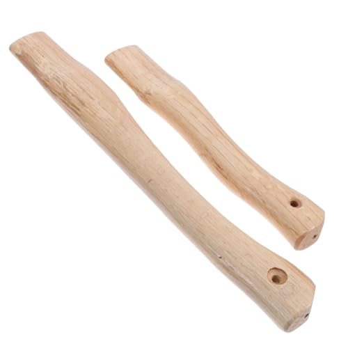 YARNOW 2 Stück Teiliges Axtstiele Ersatzgriff Ergonomisch Splintfrei Für Camping Garten Holzhacken Und Jagd Äxte Natürliche Maserung Robust Und Komfortabel von YARNOW