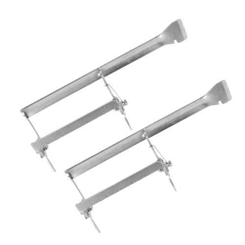 YARNOW 2 Stück Teiliges Beekeeping Frame Holder aus Robustem Metall mit Ergonomischem Griff Rahmenheber Wabenzangen und Schaber für Professionelle und Anfänger Imkereiausrüstung von YARNOW