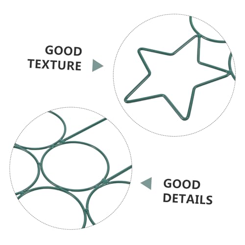 YARNOW 2stücke Garten Spalier Aus Metall Für Kletterpflanzen Und Gemüse Rankgitter Für Rosen Und Zimmerpflanzen Robust Und Einfach Zu Montieren Für Balkon Und Terrasse von YARNOW