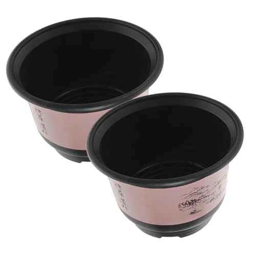 YARNOW 2 Stück Teiliges Orchideentopf Langlebigem Kunststoff mit Abflusslöchern Atmungsaktiv und Sicher für Pflanzen Geeignet für Sukkulenten Kakteen und Zimmerpflanzen Durchmesser von YARNOW