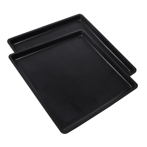 YARNOW 2 Stück Teiliges Robustes Kunststoff Pooping Tablett für Haustierkäfige Verschleißfestes Geruchsresistentes Katzen und Kleintier Wc für Kaninchen Vögel und Kleine Schweine von YARNOW