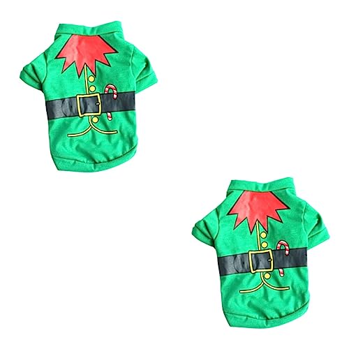 YARNOW 2 Stück Weicher Weihnachts Hundemantel mit Bauchschutz Warmes Haustierkostüm Xs für Kleine Hunde Festliches Design für Joggen und Besondere Anlässe YARNOW 2 Stück Weicher Weihnachts Hundemantel mit Bauchschutz Warmes Haustierkostüm Xs für Kleine Hunde Festliches Design für Joggen und Besondere Anlässe von YARNOW