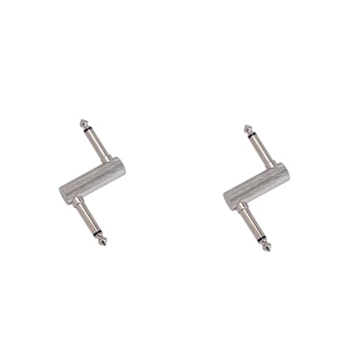 YARNOW 2 Stück Z Effektpedal Verbinder Stecker für Gitarre Bass Silber Kabeladapter für Effektpedal Board Langlebig Rauscharm für Gitarristen YARNOW 2 Stück Z Effektpedal Verbinder Stecker für Gitarre Bass Silber Kabeladapter für Effektpedal Board Langlebig Rauscharm für Gitarristen von YARNOW