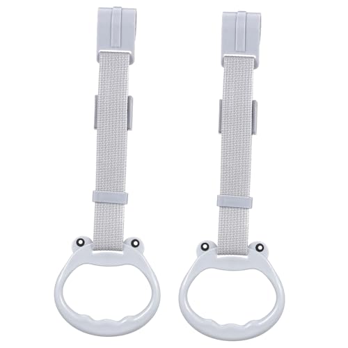 YARNOW 2stücke Zugringe Für Laufstall Babybett-aufhängerringe Ergonomische Griffringe Für Kleinkinder Einstellbare Robuste Konstruktion Für Stehübungen von YARNOW