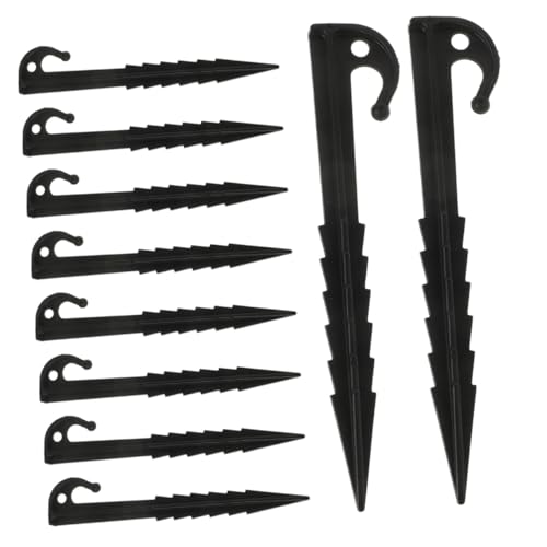 YARNOW 20 Stück Teiliges Kunststoff Zeltheringe Robust Leicht Winddicht für Outdoor Camping Garten Heringe Vielseitig Einsetzbar Stabile Zeltbefestigung Erdanker Zubehör von YARNOW