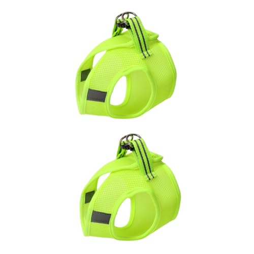 YARNOW 2St Haustier Geschirr cat Leash Katzenleine Haustierweste Haustierbrustgeschirr Warnweste Hundegeschirr laufweste Brustgurt für Haustiere Katzengeschirr atmungsaktiv Katzenseil von YARNOW
