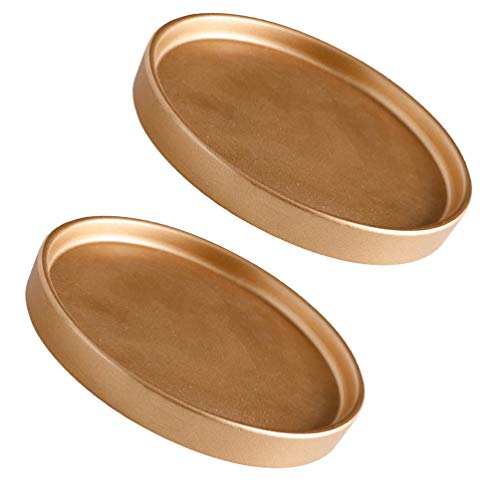 YARNOW 2st Blumentopf Untertassen Dekoratives Pflanzentablett Blumentöpfe Für Zimmerpflanzen Tablett Für Zementtöpfe Blumenkübel Schale Blumentopfuntersetzer Groß Kleiner Behälter von YARNOW