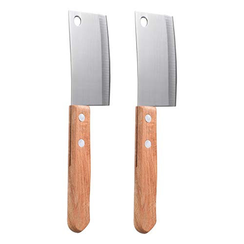 YARNOW 2stücke Dessertschneider Mit Holzgriff Mini-Brot Und Buttermesser Für Kuchen Kartoffeln Obst Und Für Zuhause Und von YARNOW