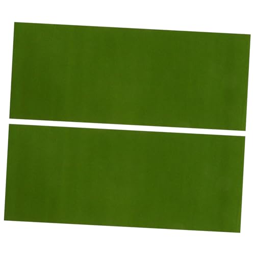 YARNOW 2er-Set Rasenpapier 50 X 100 cm Beflockte Grasmatte Für Modellausstellung Heimdekoration von YARNOW