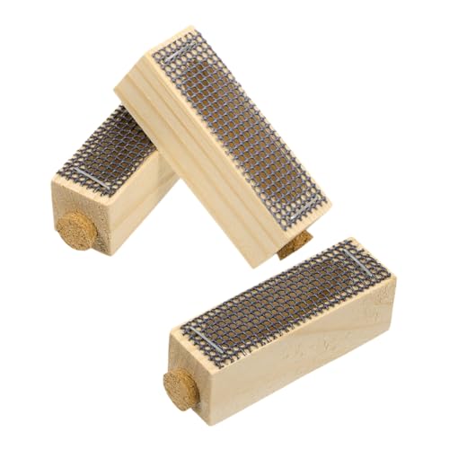 YARNOW 3 Stück Handgefertigter Bienenprotektor für Königinnenzucht und Transport von Bienenvölkern von YARNOW