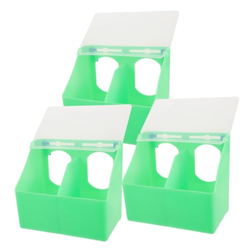 YARNOW 3 Stück Teiliges Vogel Futterbehälter aus Robustem Kunststoff mit Aufhängung Großer Kapazität Einfach zu Montieren Vielseitig für Papageien und Taubenkäfige Futter und Wassersilo YARNOW 3 Stück Teiliges Vogel Futterbehälter aus Robustem Kunststoff mit Aufhängung Großer Kapazität Einfach zu Montieren Vielseitig für Papageien und Taubenkäfige Futter und Wassersilo von YARNOW