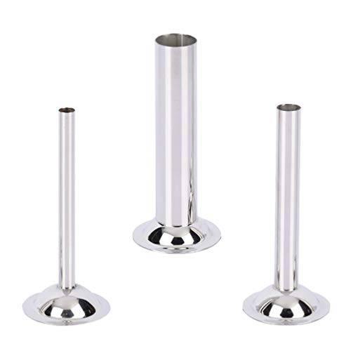 YARNOW 3-teiliges Set Metallwurst Stuffer Gemahlene Wurst Italienisch Rostfreier Trichter Lejek Do Kielbasy Wurstaufsatz Wurstfüllhorn Handwursthersteller Lem Stopfrohre Füllung Handbuch YARNOW 3-teiliges Set Metallwurst Stuffer Gemahlene Wurst Italienisch Rostfreier Trichter Lejek Do Kielbasy Wurstaufsatz Wurstfüllhorn Handwursthersteller Lem Stopfrohre Füllung Handbuch von YARNOW