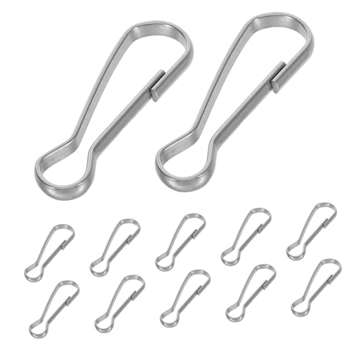 YARNOW 30 Stück Fahnenmast Clips Langlebige Gartenflaggen Zubehör Einfache Installation und Zuverlässig für Flaggenstangen und Bootsfahnen von YARNOW