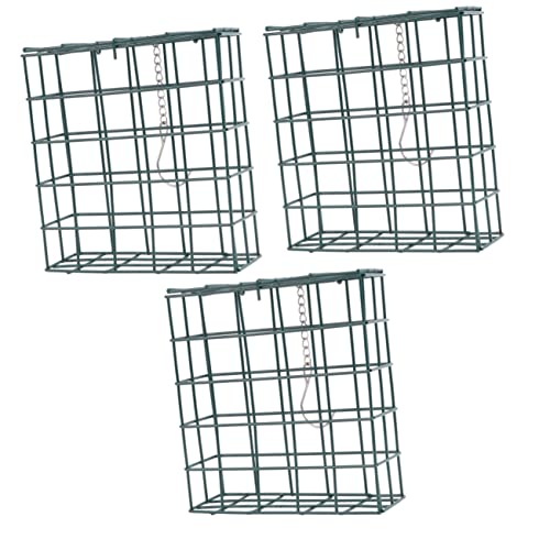 YARNOW 3stücke Vogelfutterstation Aus Quadratisches Design Für Fütterung Von Wildvögeln Für Täglichen Gebrauch Im Garten Oder Dem Balkon Robust Und Sicher Für Kleine Vögel von YARNOW