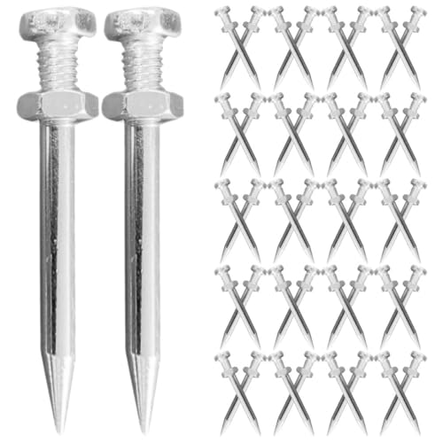 YARNOW 40 Stück Rasenlüfter Nagelschuhe Metall Spike Schuhe für Rasenbelüftung Leichte Vielseitige Anwendung für Garten und Blumenbeete Robuste und Langlebige Erdspieße für YARNOW 40 Stück Rasenlüfter Nagelschuhe Metall Spike Schuhe für Rasenbelüftung Leichte Vielseitige Anwendung für Garten und Blumenbeete Robuste und Langlebige Erdspieße für von YARNOW