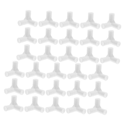 YARNOW 40 Stück Teiliges Zelt Rohrverbinder Innenmaß PP Kunststoff für Pavillon Ersatzteile Gartengeräte und Outdoor Zeltgestelle Robust Leicht Zuverlässig für Camping und Balkonzelt von YARNOW