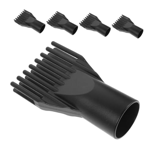 YARNOW 5 Stücke Abs Kunststoff Haartrockner Diffusor Haar Gebläse Diffusor Abdeckung Düse Ersatz Schwarz Tierhaar Düse Ersatz von YARNOW
