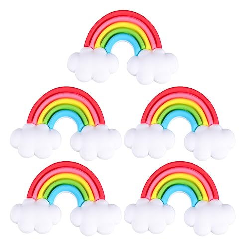 YARNOW 5Pcs Regenbogen Kühlschrank Magneten Bunte Kühlschrank Magneten Büro Magneten für Den Unterricht Whiteboard Locker Kühlschrank Liefert von YARNOW