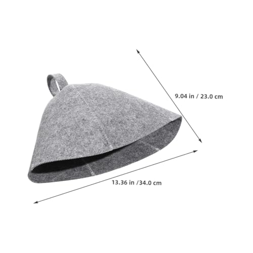YARNOW 6 Stück Filz Saunahüte für Damen und Herren Atmungsaktive Hitzeisolierende Sauna Mützen für Dampfbad und Spa Komfortabel Vielseitig Einsetzbar Waschbar von YARNOW