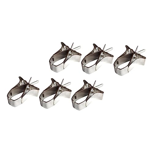 YARNOW 6 Stück Vogel und Kleintier Futterclips Teilig Multifunktionale Obst und Gemüsehalter für Papageien Kaninchen Hamster Einfache Langlebig und Sicher von YARNOW