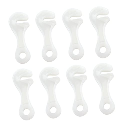 YARNOW 8 Stück Baldachin Seilschnalle Aluminium Camping reflektierend Kabel Verschluss lumemery nachtschein Zeltleine-Kit Zeltseilverbinder Windseil Markisenklemme Plastik Light Green von YARNOW