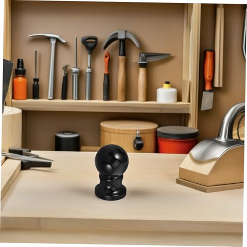 YARNOW 8 Stück Teiliges Schwarzer Fahnenmast Kugelkopf aus Kunststoff Wiederverwendbarer Robuster Flaggenhalter für Gartenfahnen Einfach zu Montieren für Innen und Außenbereiche Geeignet von YARNOW