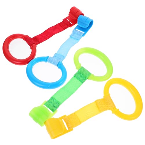 YARNOW 8 Stücke Zugring für Kinderbett Aufstehhilfe Robuster Handzugring Sicheres Material Stehenlernen Babybett Zubehör YARNOW 8 Stücke Zugring für Kinderbett Aufstehhilfe Robuster Handzugring Sicheres Material Stehenlernen Babybett Zubehör von YARNOW