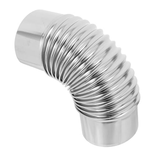YARNOW 90Grad Winkelrohr Kaminofen Abluftkanal Für Brennholzöfen Effiziente Rauchableitung Design Verbindung Minimalistisch Und Elegant von YARNOW
