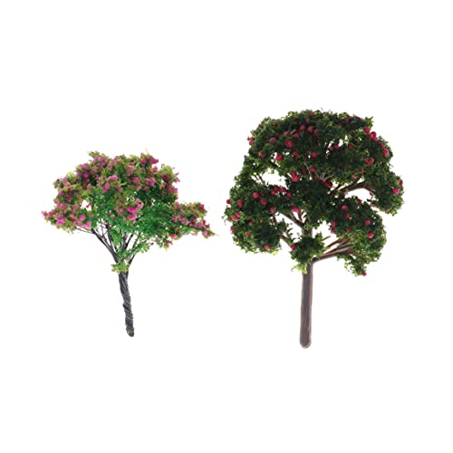 YARNOW Anlage Kunstpflanze Mini-bäume Landschaft Landschaft Modellbäume Layout-Miniatur Shanghai Simulationsbaum Minibäume von YARNOW