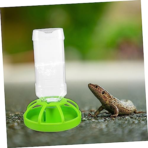 YARNOW Automatischer Reptilien Trinknapf aus Langlebigem Geruchlosem Material Sichere Wasserschale für Schildkröten Frösche und Eidechsen Geeignet für Terrarien und Haustierfütterung von YARNOW