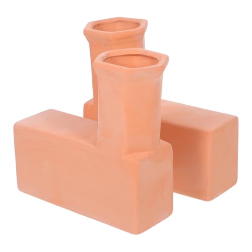 YARNOW Automatisches Bewässerungssystem Terrakotta Selbstbewässerung-Spikes für Pflanzen Wurzeltief Bewässerung Indoor und Outdoor Garten Geeignet für Kakteen und Topfpflanzen von YARNOW