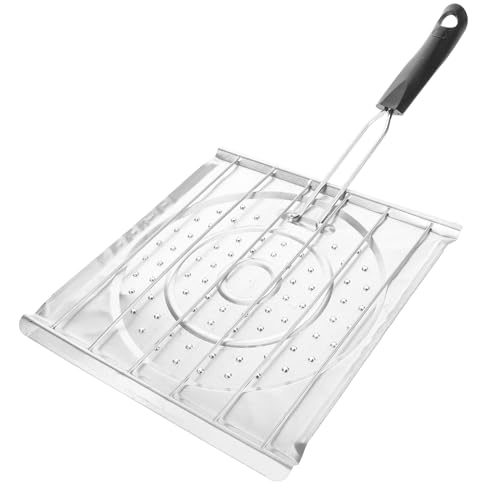 YARNOW Edelstahl Arepa-Toaster Und Grillplatte Mit Klappgriff Multifunktionale Tragbare Kochhilfe Für Camping Und Outdoor-aktivitäten Zum Toasten Von Brot Und Grillen Von Fleisch YARNOW Edelstahl Arepa-Toaster Und Grillplatte Mit Klappgriff Multifunktionale Tragbare Kochhilfe Für Camping Und Outdoor-aktivitäten Zum Toasten Von Brot Und Grillen Von Fleisch von YARNOW