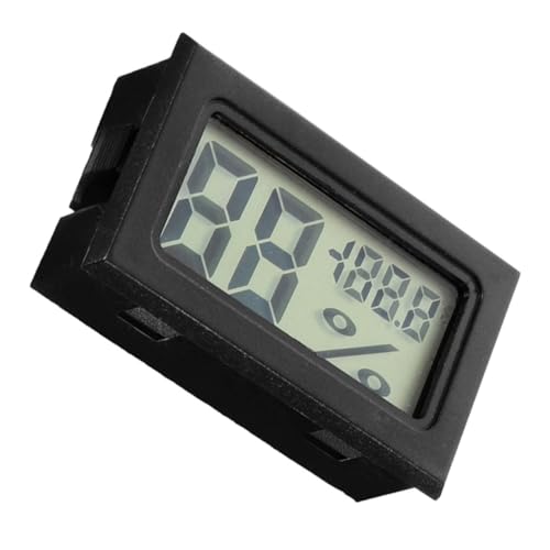 YARNOW Digitales Mini hygrometer und Thermometer für Innenräume Kleines Leichtes Temperatur Luftfeuchtigkeitsmessgerät mit Hochpräzisen Sensoren Tragbares Raumklima messgerät für Zuhause von YARNOW