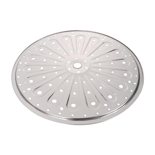 YARNOW Dünsteinsatz Edelstahl Dampfgarer Runde Dampf Tablett Platte Dampfgareinsatz Stand Dampf Streamer Rack für Töpfe Hause Küche Restaurant Kochgeschirr 32cm von YARNOW