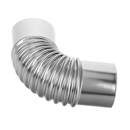 YARNOW Edelstahl Ofenrohrbogen mit Feuerfestem Hitzeschutznetz Langlebiger Kaminadapter für Gas Wassererhitzer für Indoor und Outdoor Campingrauchrohrverlängerung YARNOW Edelstahl Ofenrohrbogen mit Feuerfestem Hitzeschutznetz Langlebiger Kaminadapter für Gas Wassererhitzer für Indoor und Outdoor Campingrauchrohrverlängerung von YARNOW