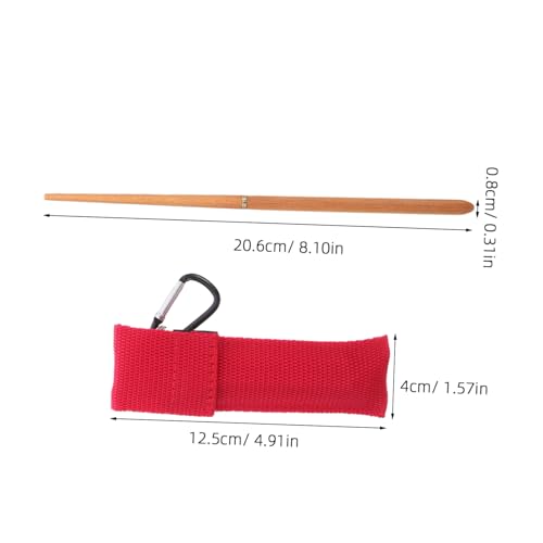 YARNOW Faltbare Holz Essstäbchen mit Tragetasche Reusable Leichte Camping Besteck für Outdoor Picknick Wandern Reise von YARNOW